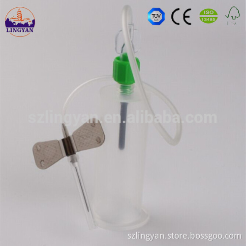 China blood needle butterfly blood needle luer adapter blood lancet